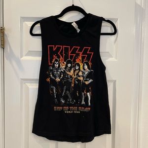 KISS concert tank top